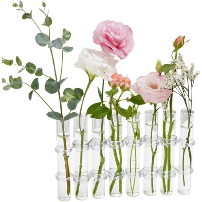 Hinged Flower Vase,Small Hinged Flower Vases Test Tube,Set Of 68