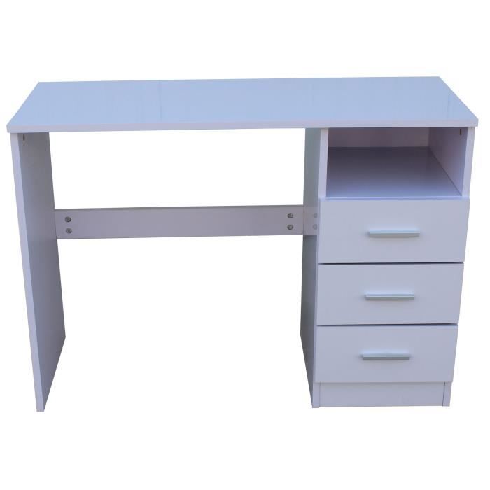 White Gloss Computer Desk Dresser dressing table for bedroom