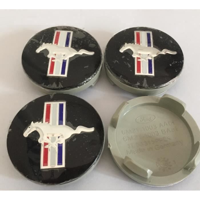 Cache Moyeux WxsYFFS - 4 Pièces 54mm Pour Ford RS, Mondeo, Mustang - Anti-poussière Et Étanche