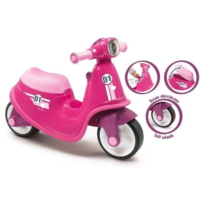 pousseur smoby rose