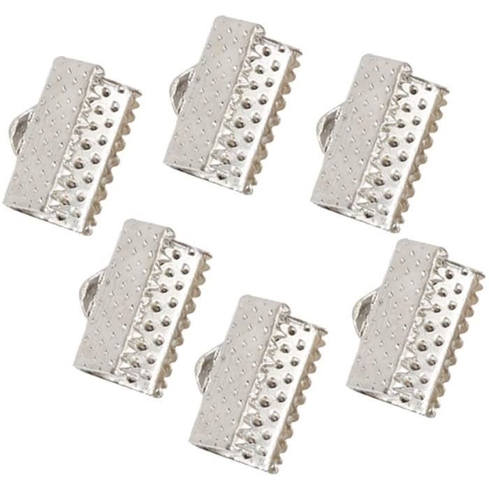 CAUTIOUS 465PCS Fermoir Bracelet avec Fil Elastique pour Bracelet, Pince Bijoux et Anneau Bracelet, Fermoir Collier Attaches et Fermoirs pour Bijoux Fil Nylon pour Bracelet pour Fabrication de Bijoux