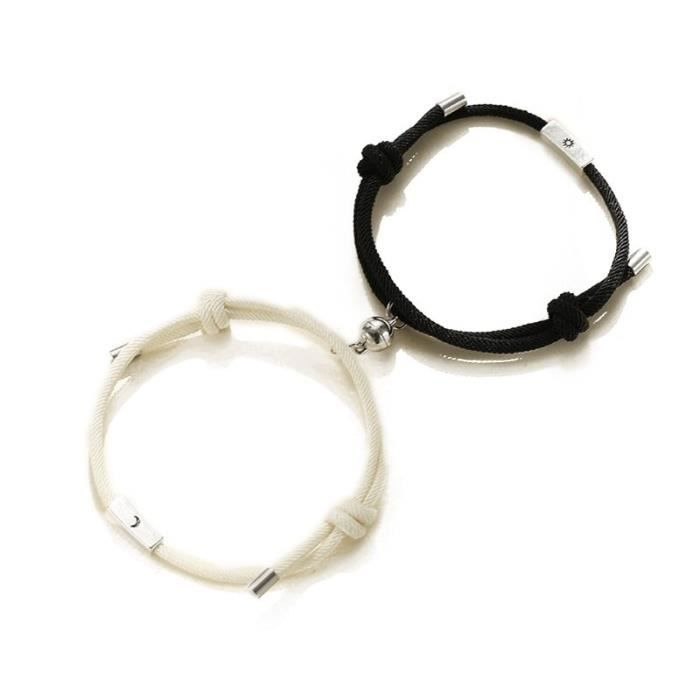 bracelet aimant couple