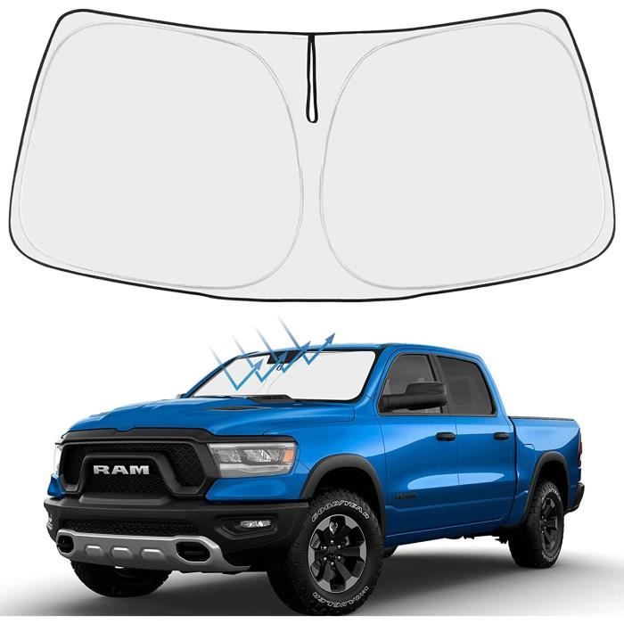 Pare-soleil Pour Pare-brise Dodge RAM 1500/2500/3500 2019-2025 - Protection UV, Pliable - BIXUAN - 10