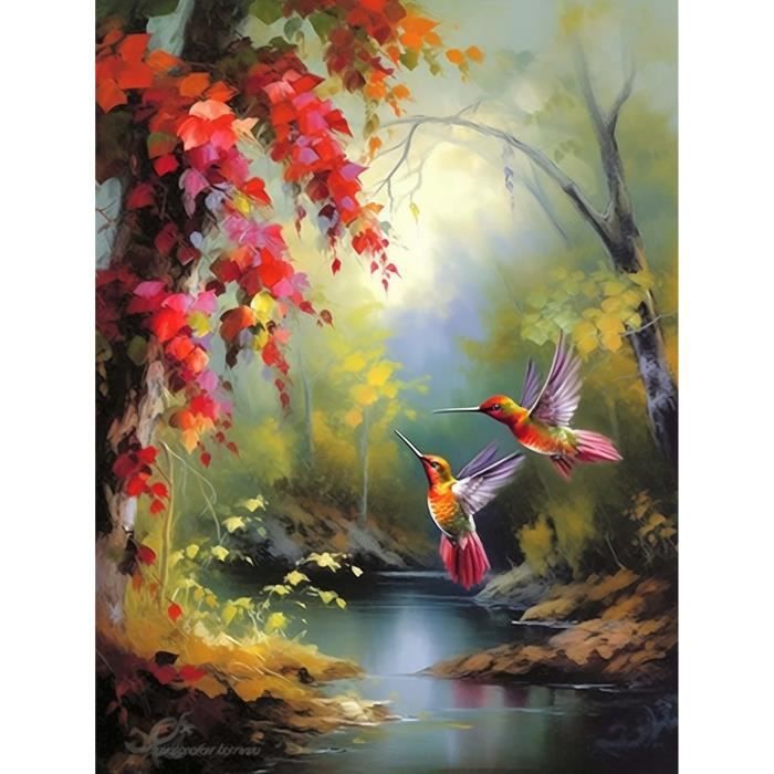 Pavemlo DIY 5D Diamond Painting Kits Fleur, Diamant Peinture Point