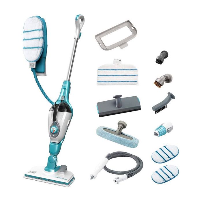 Balai vapeur 13en1 Gant Steamitt 1300W - BLACK+DECKER - Prêt