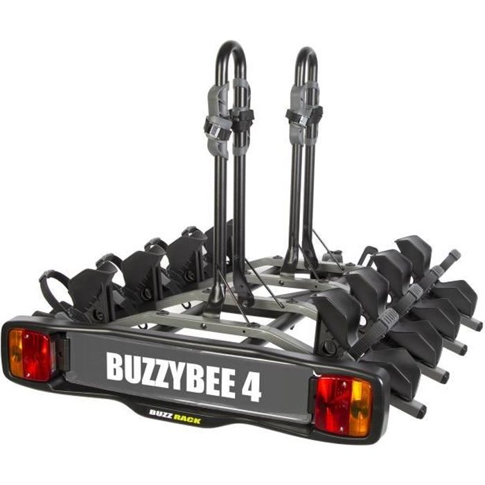 New Buzzy Bee 4 Porte-vélo sur attelage plateforme 4 vélos