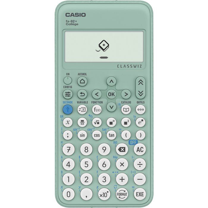 Calculatrice scientifique - CASIO - FX-92+ Collège - Vert