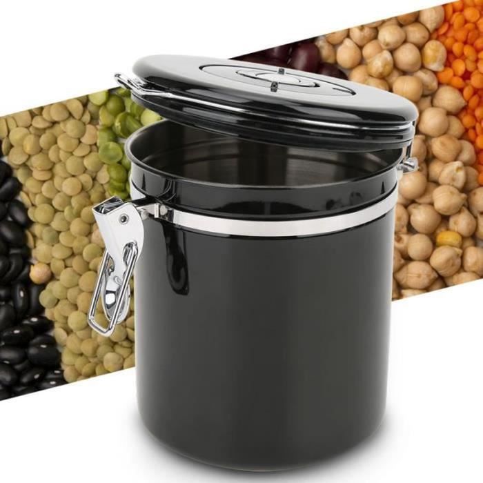 Happyyami Bocal à Thé En Bambou Avec Couvercle - Boîte De Rangement En