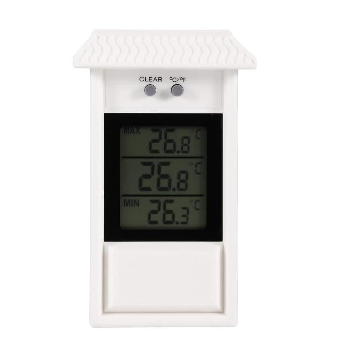 Station Météo Sans Fil – Thermomètre Hygromètre Intérieur/extérieur, écran Grand Format, étanche