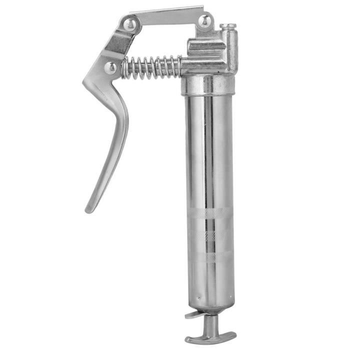 Pistolet à Graisse Manuel à Levier Robuste - Capacité De 80 Cc - Mini Pistolet à Graisse 1000 PSI - Outil à Main Haute Pression - Pistolet à Graisse Pour Vélo