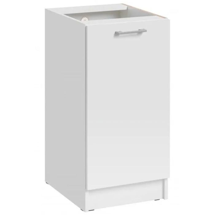 Meuble bas de cuisine Eco Blanc 1 porte L 40 cm - Cuisineandcie Meuble bas de cuisine Eco Blanc 1 porte L 40 cm - Cuisineandcie