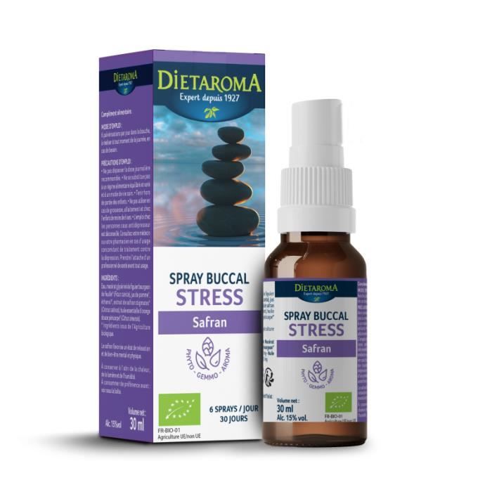 Meilleurs prix pour Dietaroma Spray Buccal Stress Safran 30ml