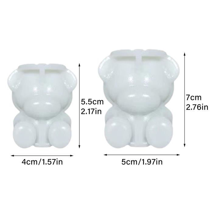Moule Silicone Ours En Peluche - Pour Chocolat, Fondant, Cupcakes | Résistant -40°C à 230°C