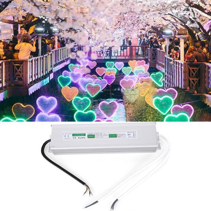 SWAWIS Alimentation LED 12V 150W IP67 - Transformateur Étanche Pour Bandes LED, Spots, Lèche-Murs | Constant Voltage