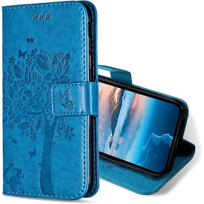 Housse Portefeuille En Cuir PU Pour Xiaomi Redmi A5 4G - Protection Antichoc, Blocage RFID, Fentes Pour Cartes - Noir