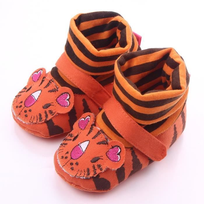 Chaussures Premier Pas Romy Pour Bébé 12-18 Mois - 100% Cuir, Noir Et Blanc - Occasion Très Bon état