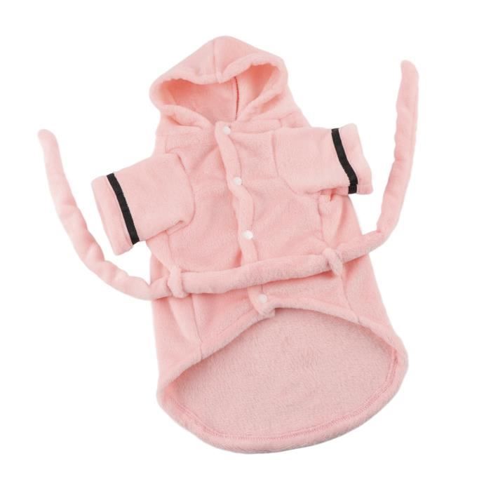 Acheter Peignoir En Peluche Avec Ceinture, Vêtements De Nuit Légers Pour Femmes, Pyjama D'hiver Chaud à Capuche En Flanelle Pour Dormir