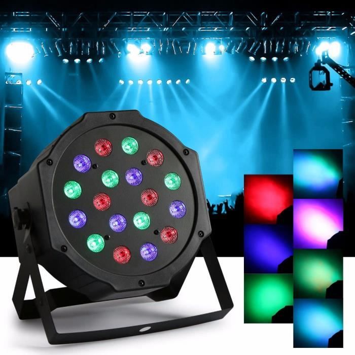 RGB 36LED Lampe de Scène - Lumière Disco DMX512 Auto-Son, Éclairage de RGB 36LED Lampe de Scène - Lumière Disco DMX512 Auto-Son, Éclairage de