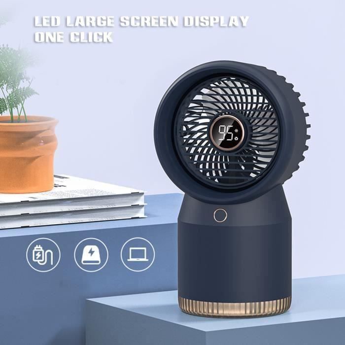 Ventilateur Brumisateur Portatif Rechargeable - Vent Fort Réglable - Neuf