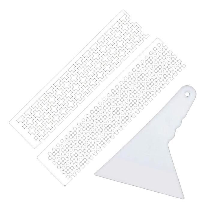 Règle Carrée/rond En Acier Pour Peinture Diamant - Outil D'alignement Des Strass, Antiadhésif