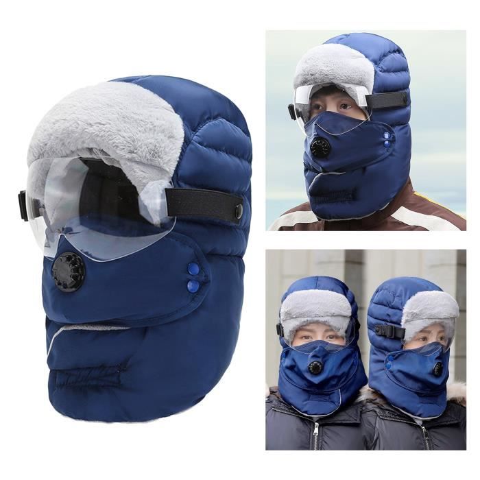 Masque facial Balaclava homme temps froid coupe-vent polaire ski ninja hiver