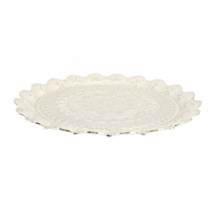 Plateau De Service Vintage Pour Café Turc – Doré, Oriental, 34cm