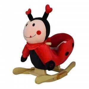 Infantastic Animal A Bascule Avec Effets Sonores Ceinture Charge Max 30kg Pour Enfants De 1 An Coccinelle Peluche A Bascule Cdiscount Jeux Jouets