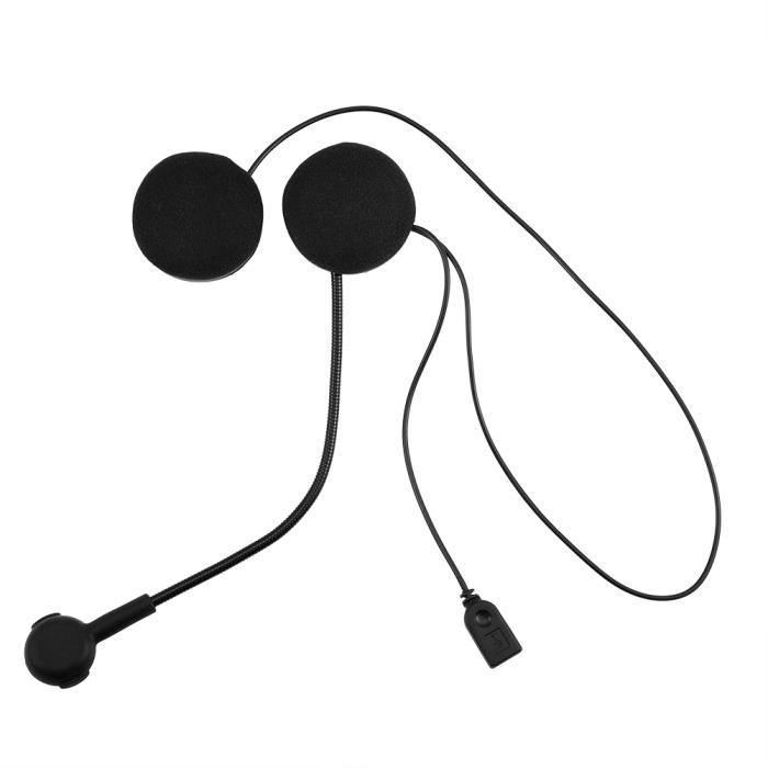 Casque Bluetooth Pour Interphone Moto V4/V6 - Microphone Et Clip De Fixation