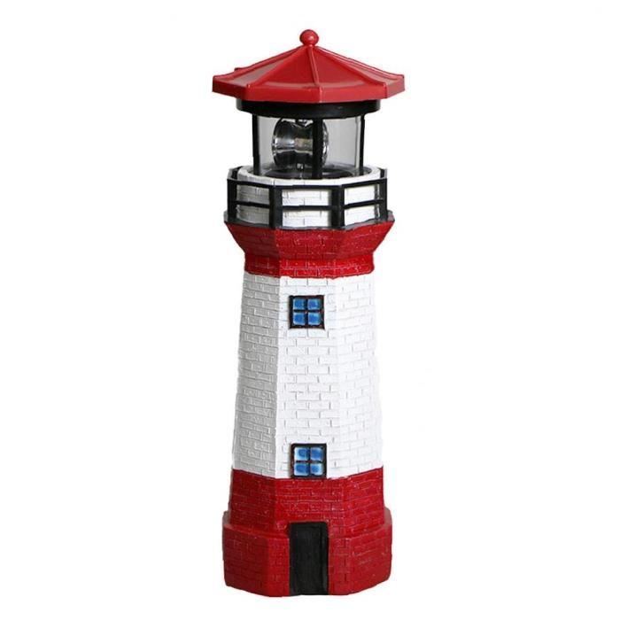 Tissting Phare Solaire IP65 éTanche Phare Lumière