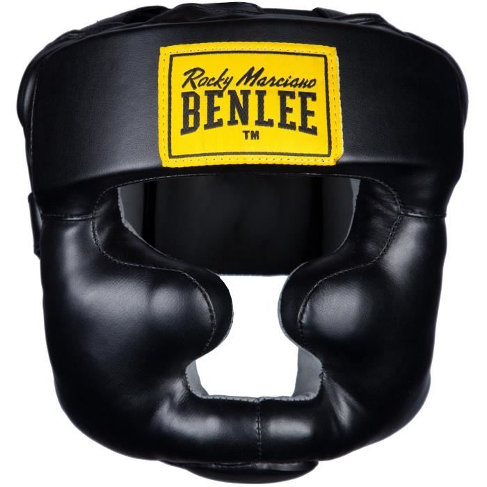 Benlee Berkley Protection De Tête En Cuir - Protège-Tête Boxe Avec Protège-Joues