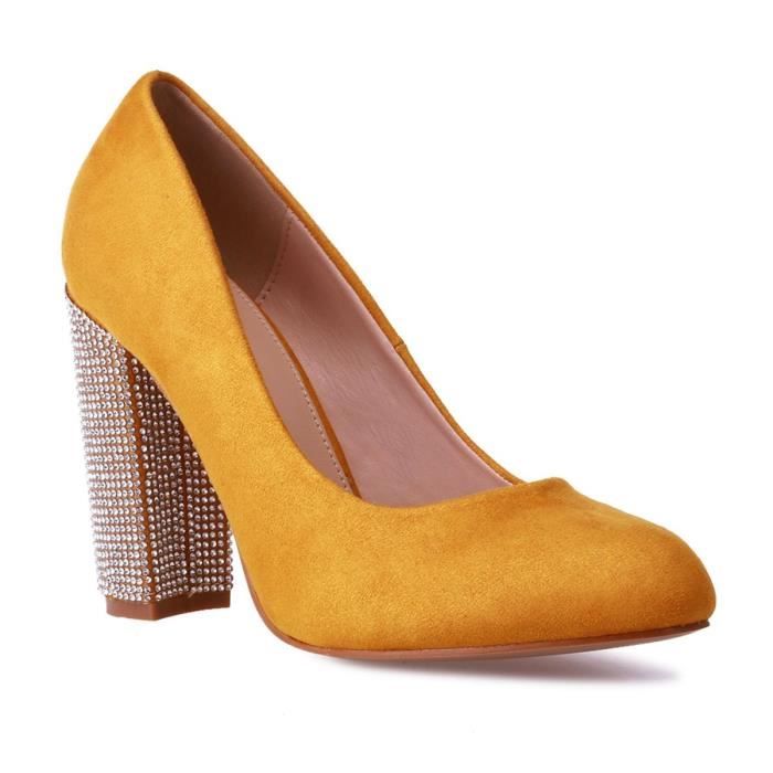 talons jaune moutarde