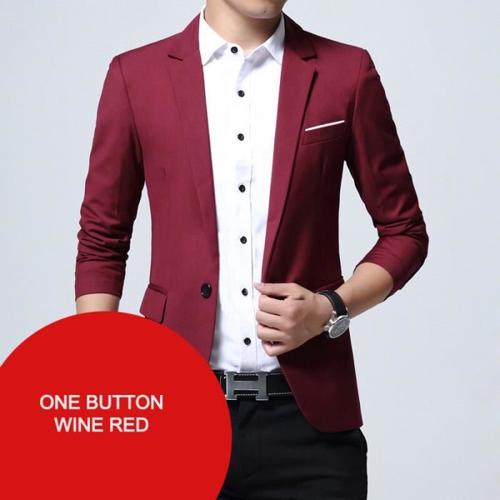 Blazer Blanc Homme Polyester Blazer Slim élégant Pour Homme - Veste Business Décontractée Ruereuu Blazer Blanc Moderne