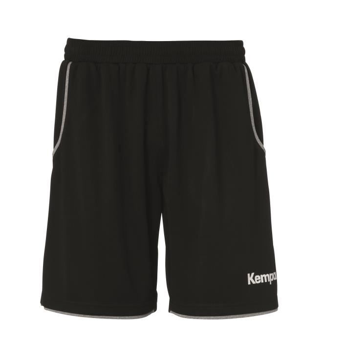 Short darbitre - Kempa - Cordon de serrage - 100% polyester - Noir - Homme