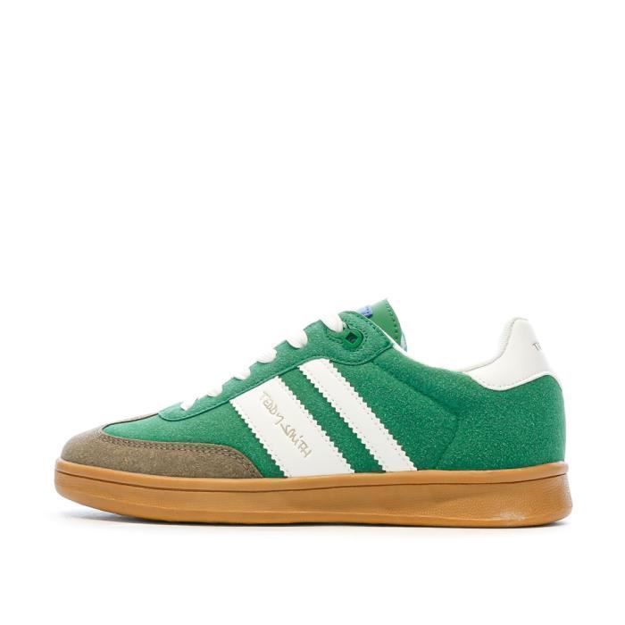 Teddy smith Baskets Homme Vert Teddy Smith TDS - Tige textile - Lacets - Semelle caoutchouc