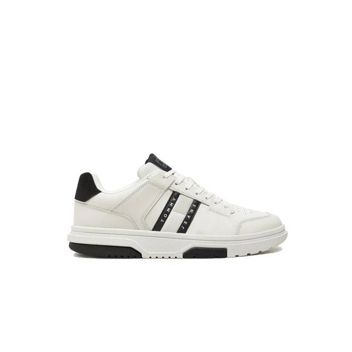 Tommy Hilfiger Sneakers plate logo cuir  -  Tommy Hilfiger.
