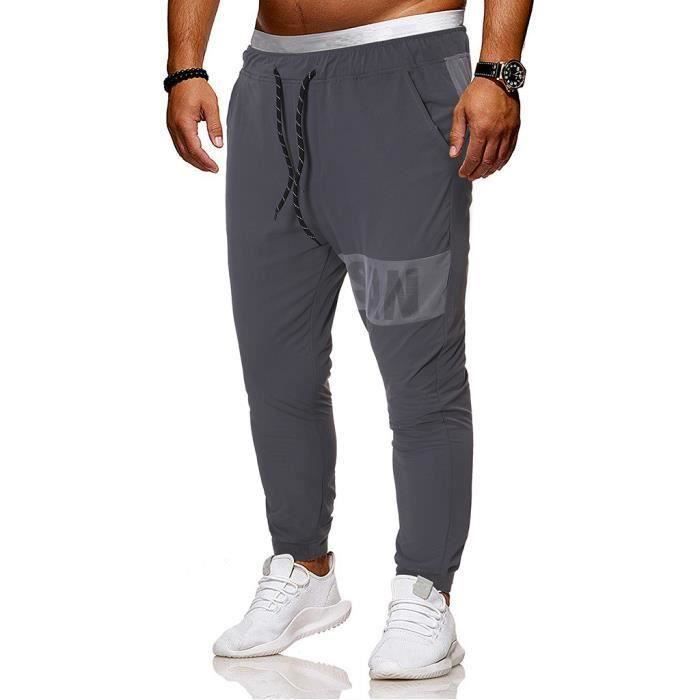 Pantalon course on sale homme