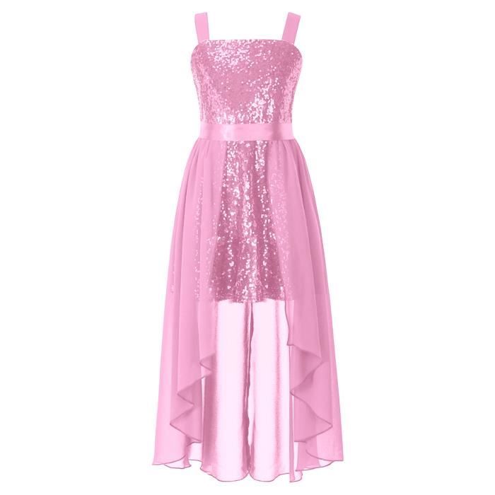 Robe De Fête Fille Sans Manches à Fleurs 3D - Pour Mariage, Anniversaire, Cérémonie, Tailles 3-8 Ans