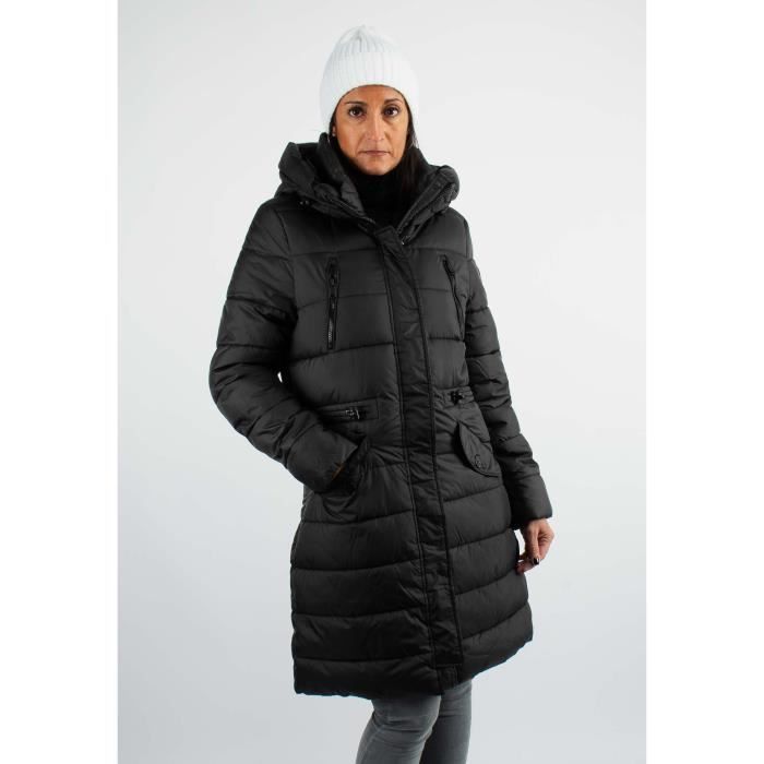 Paragoose - Doudoune mi-longue noir femme paragoose mazla - noir - M