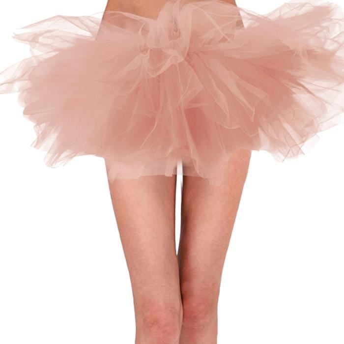 Jupe Tutu Asymétrique En Tulle Pour Fille 2-12 Ans | Taille élastique | Pour Danse, Fêtes Ou Quotidien | Couleurs Vives - 12
