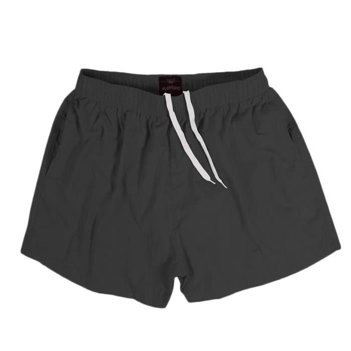 Shorts de Bain Homme avec Slip en Filet Séchage Rapide Swim Trunks Short de Plage pour Vacance