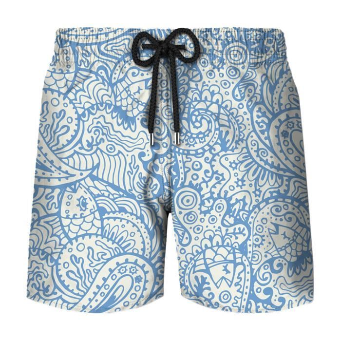 Generisch Short De Bain Wolf Pour Homme - Impression 3D - Short De