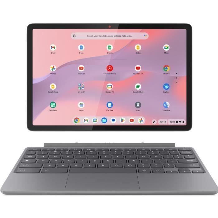 PC Tablette 2 en 1 LENOVO Chromebook Duet 11M889  Chrome OS - 1095 WUXGA - MTK Kompanio 838 - RAM 8 Go - SSD 128 Go - AZERTY