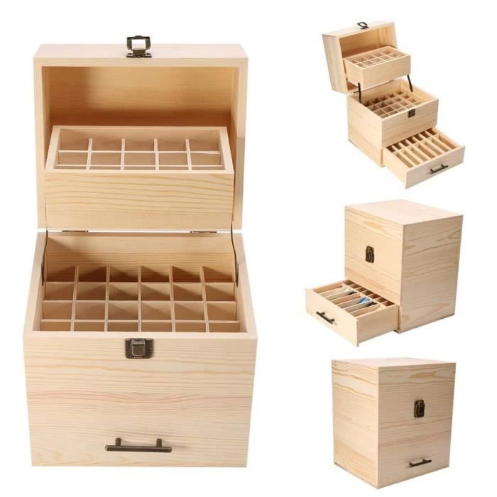 Bac de rangement - PEACHES - 3 couches - Bois massif - 22x18.5x24cm ...