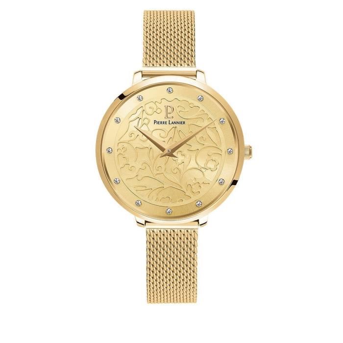 Montre Femme PIERRE LANNIER EOLIA en Acier Jaune 240405 Jaune