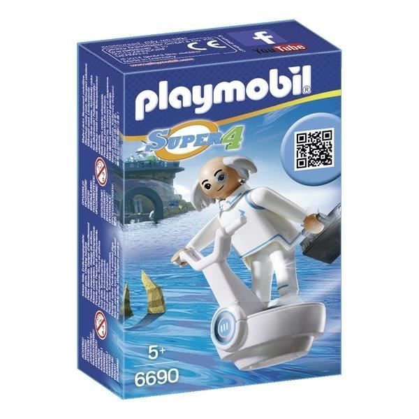 PLAYMOBIL - Super4 Docteur X - Personnage miniature - 5 ans et plus - Malette incluse