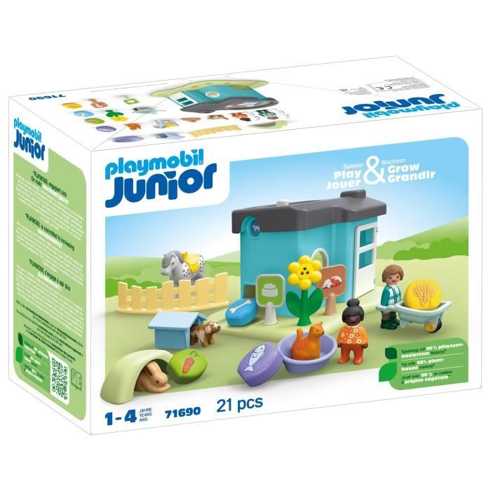 PLAYMOBIL Junior 71690 Maison des animaux