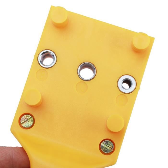 Gabarit De Perçage Autocentrant Portatif En Aluminium (noir) - Neuf