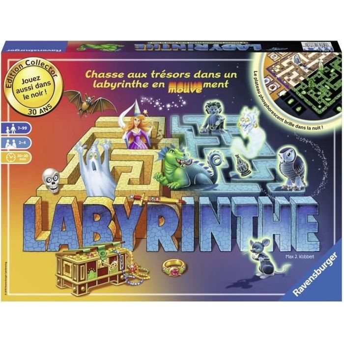 Ravensburger Labyrinthe 30eme Anniversaire Jeu De Societe Cdiscount Jeux Jouets