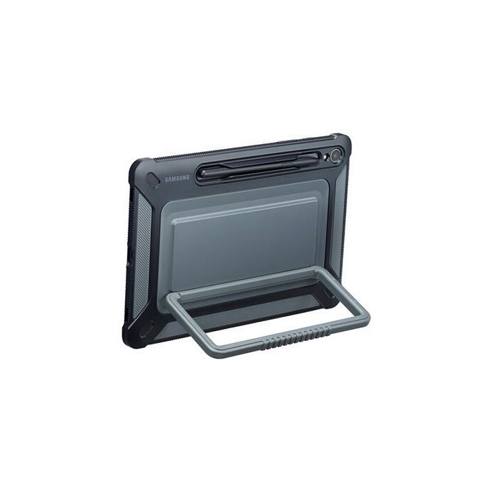 Coque arrière renforcée - Samsung - Galaxy Tab S9 - Noir - Résistance militaire - Fonction Stand Coque arrière renforcée - Samsung - Galaxy Tab S9 - Noir - Résistance militaire - Fonction Stand