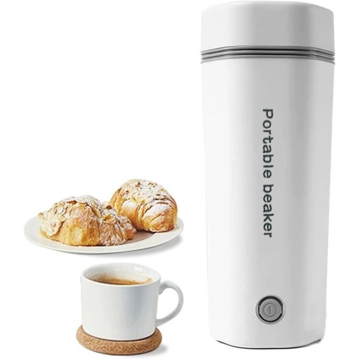 Bouilloire Isotherme Inox Bouilloire Électrique Voyage 500ml - Acier Inoxydable 316 - Chauffage Rapide Sans Fil Chauffe-eau Portable 500ml